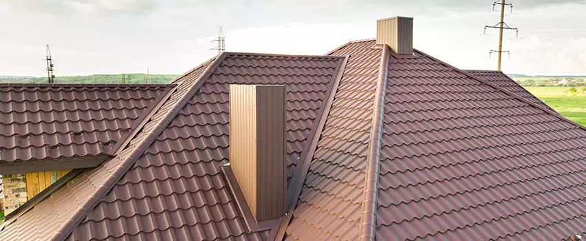 Residential Chimney Flashing Restoration in Woodbridge, NJ
