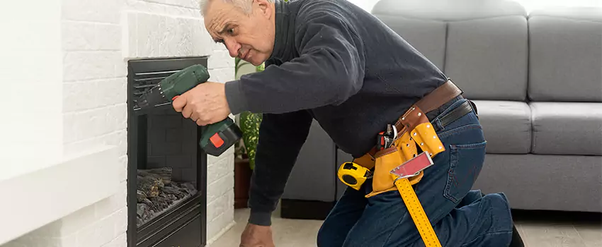 New Indoor Fireplace Installation in Woodbridge, New Jersey