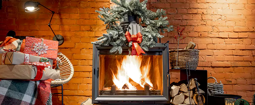 Travis Industries Linear Gas Fireplace Installation in Woodbridge, New Jersey